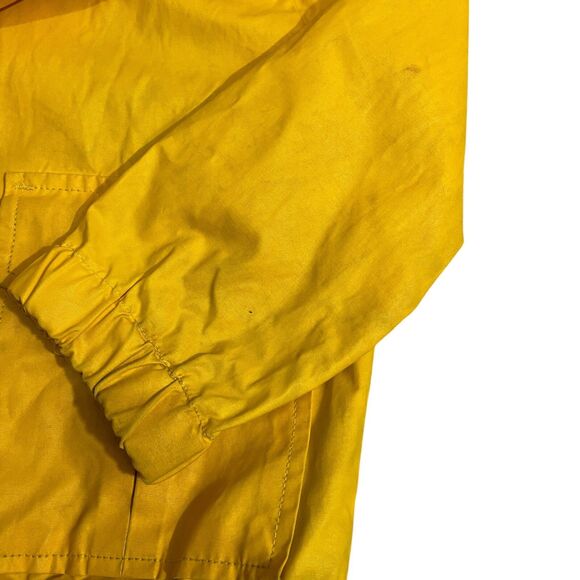 Crew Cuts 3 Yellow Hooded Rain Coat Lined Polyester (some marks) Polyester Blen - Picture 4 of 8